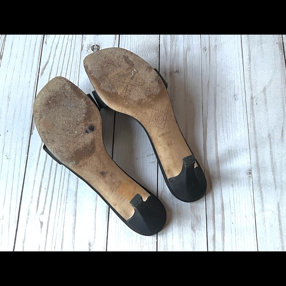 Authentic Chanel Black Slide Sandals - Picture 9 of 9